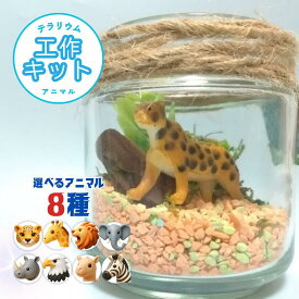 【再販！工作キット】アニマルテラリウム 親子で楽しめる 夏休み自由研究に最適！ 小学生 男の子 女の子 夏休み ギフト