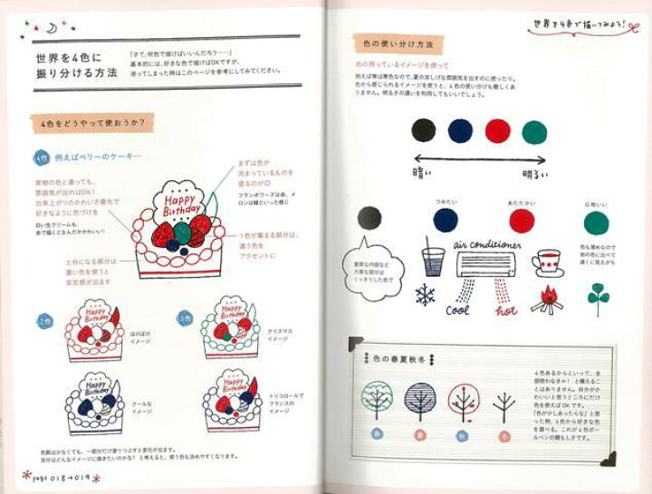 楽天市場 ４色ボールペンでかんたん かわいい手帳イラスト バーゲンブック ｉｇｌｏｏ ｄｉｎｉｎｇ 河出書房新社 趣味 イラスト カット ペン 手帳 人気 アジアンショップ楽天市場店