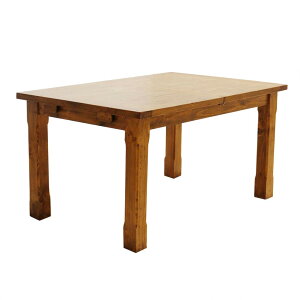 【送料無料】Kitol(キトル)家具 ダイニングテーブルのみ 単品 幅140(180)cm 奥90cm 高72cm 伸縮式 エクステンションテーブル 天板拡張 4人掛 5人掛 6人掛 オーク色 古材 無垢 無垢材 パイン材 木製 茶