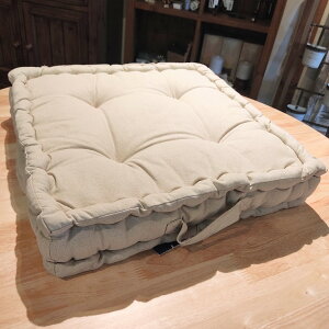 y󂠂菤iz NbV WASHED COTTON SQ BOX CUSHION BEIGE   o  x[W tANbV  qp sAm H Rbg _g T19-0086BE
