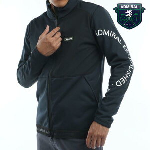 【★30%OFFクーポン★店内全品対応・11月4日09:59迄】アドミラルゴルフ Admiral GOLF アドミラル ジャケット メンズ パフォーマンスアーチロゴボンディングジャケット ゴルフウェア 撥水 ストレッ