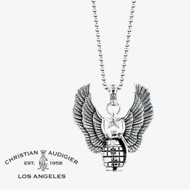 Christian Audigier クリスチャンオードジェー ネックレス ペンダント アクセサリー Grenade Pendant P101 手榴弾 羽