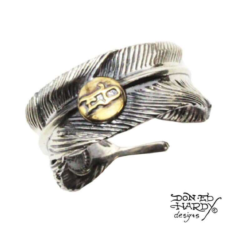 楽天市場】エドハーディー 指輪 リング Ed Hardy フェザーリング 羽