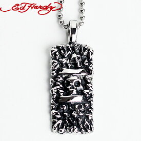 ED HARDY ネックレス ペンダント ドッグタグ スカル エドハーディー アクサリー SKULL DOG TAG EHPSSX0007 エド・ハーディー edhardy タトゥー