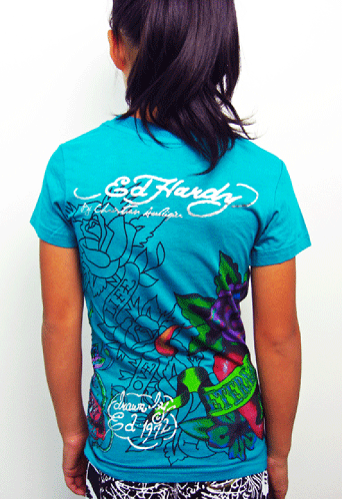 楽天市場】エドハーディー Tシャツ キッズ ED HARDY ラブキル