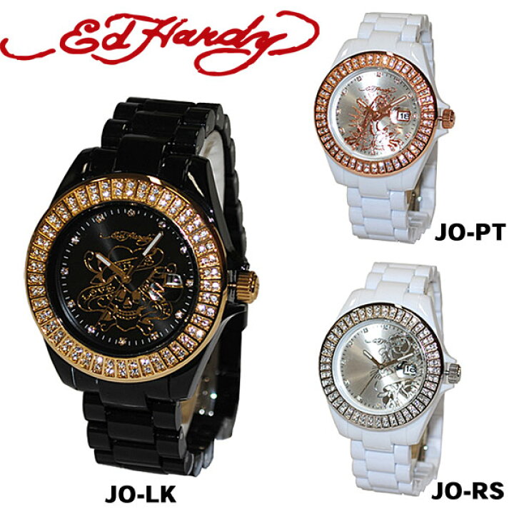 楽天市場】エドハーディー Ed Hardy 腕時計 JOLIE ラブキル スカル  