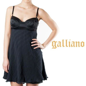 �y��30%OFF�N�[�|�����|�C���g5�{��10��4��19:59���zGalliano �K���A�[�m ���f�B�[�X �����s�[�X �~�j �L���~�\�[���h���X �u���b�N XR7407 JohnGalliano �W�����K���A�[�m