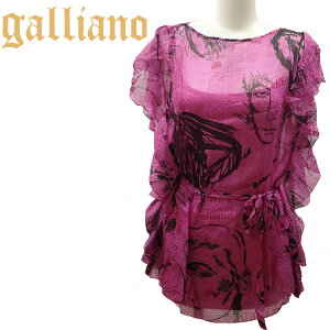 �y��20%OFF�N�[�|�����|�C���g5�{��10��9��01:59���zGalliano �K���A�[�m ���f�B�[�X �����s�[�X �~�j �`���j�b�N �C���i�[�X���b�v�t XR7635 JohnGalliano �W�����K���A�[�m