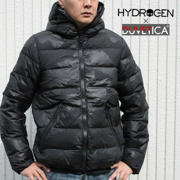 楽天市場】ハイドロゲン メンズ ダウンジャケット HYDROGEN ブラック  