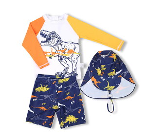 ���b�V���K�[�h �q���p ���� �_�C�i�\�[ ����T-rex(�I�����W×�l�C�r�[�j�������L���b�v���㉺3�_�Z�b�g