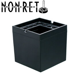NONRET ノンレット スクエア ブラック （81mm） 卓上灰皿 ペンギンライター