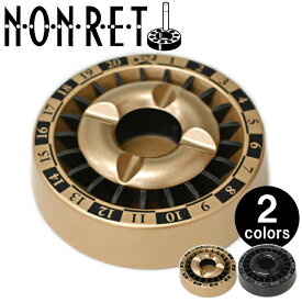 卓上灰皿 ノンレット21 （140mm）全2色 NONRET ペンギンライター ルーレット柄 おしゃれ灰皿
