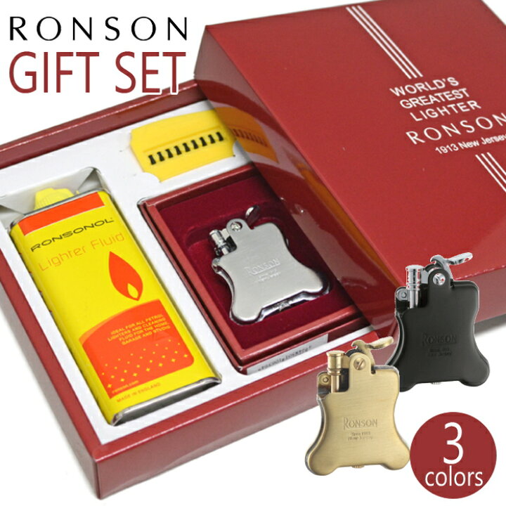 楽天市場】【ライターギフトセット】RONSON ロンソン バンジョー 
