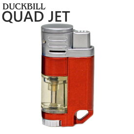 クワッドジェット ターボライター カラー 全3色 単品販売 クアドラプル炎 ダックビル ガス注入式 ターボ ライター