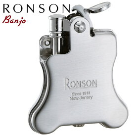RONSON Banjo ロンソン バンジョー R01-1030 クロームサテン オイルライター 店長オススメ