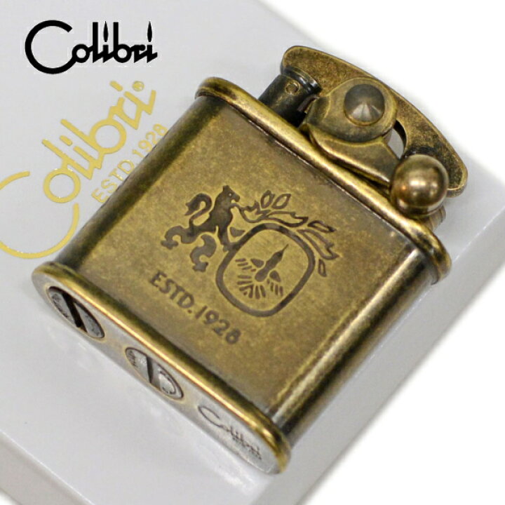 楽天市場】Colibri コリブリ ライター 308-0063 紋章柄 ブラスバレル 