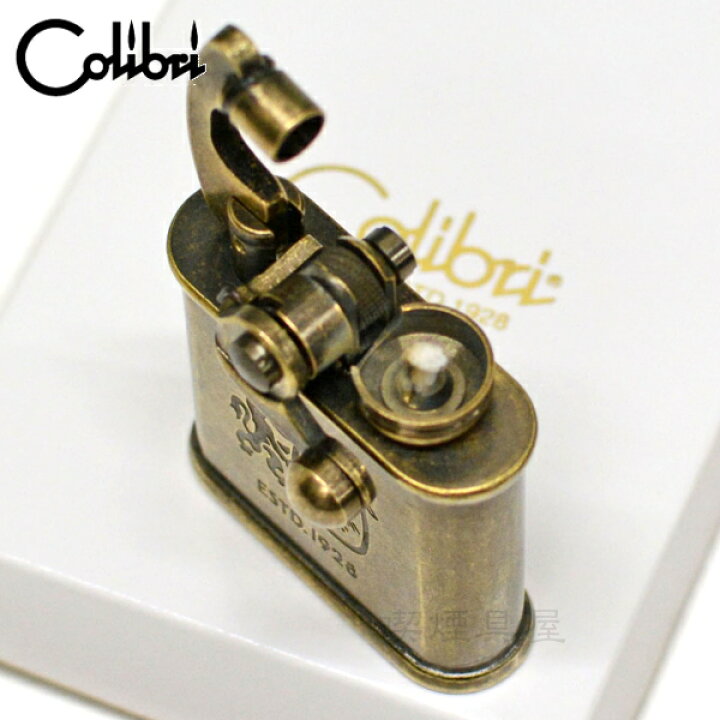 楽天市場】Colibri コリブリ ライター 308-0063 紋章柄 ブラスバレル 
