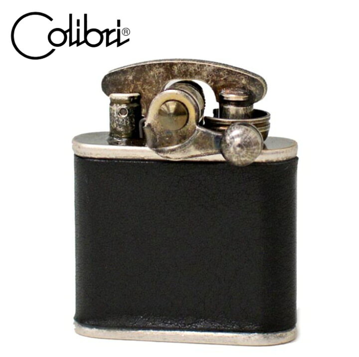 楽天市場】Colibri コリブリ ライター 308-0064 革巻き黒 ニッケル 