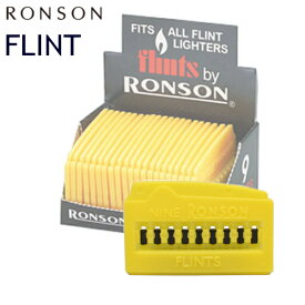 RONSON ロンソン フリント 9個入 RFT-0001 ライター用発火石 ロンソンライター 消耗品 ロンソンフリント