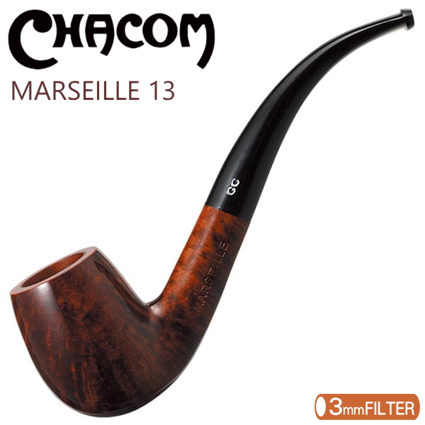 送料無料 パイプ 喫煙具 CHACOM 新商品 シャコムパイプ 42923 柘製作所 マルセイユ13 3mmフィルター対応 ベント AL完売しました。