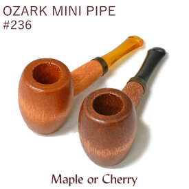 ショートスモークパイプ メープル＆チェリー 全4種類 喫煙具 パイプ 柘製作所 48901