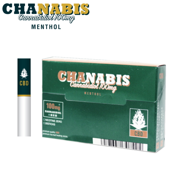 CHANABIS チャナビス CBD入り茶葉スティック 単品販売 20本入 ブレード加熱式デバイス対応 ニコチン0mg タバコ成分0％