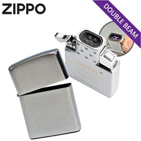 【2点セット】ZIPPO 200FB ブラッシュクローム + アークライター インサイドユニット 65860 ZIPPO純正 USB充電式