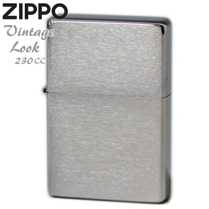 楽天市場】ZIPPO ライター ジッポー 230CC フラットトップ ブラッシュ 