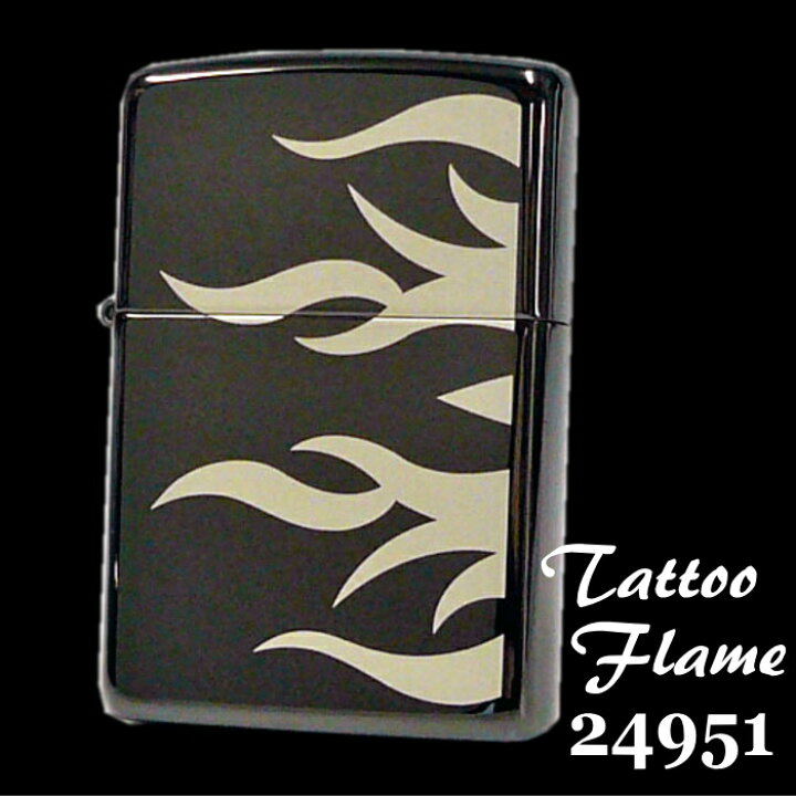 楽天市場】ZIPPO ジッポー 24951 Tattoo Flame タトゥーフレイム 