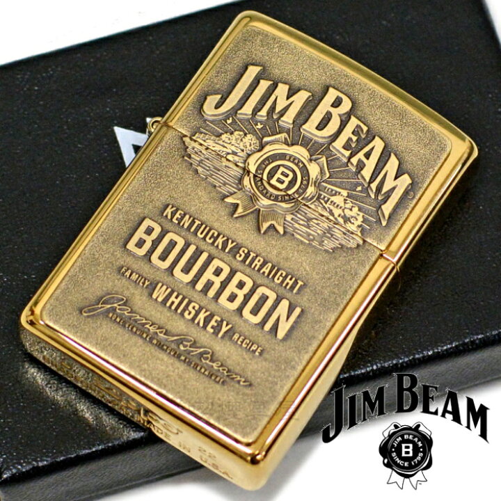 楽天市場】ZIPPO ジムビーム 254BJB929 ブラスエンブレム JIM BEAM 