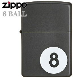 ZIPPO ジッポー 28432 エイトボール 8ボール ブラックマット ビリヤード ナンバーエイト ジッポーライター オイルライター USA zippo メンズ ギフト