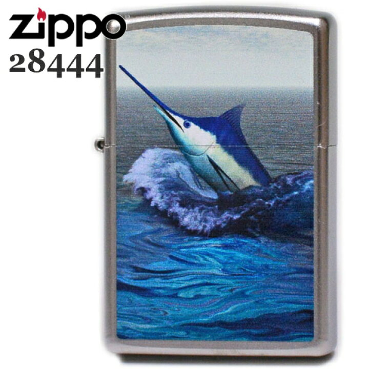 楽天市場】ZIPPO ジッポー 28444 ブルーマーリン/カジキ サテン 