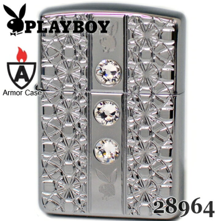 楽天市場】【完売】ZIPPO アーマー ジッポー 28964 PLAYBOY 3 