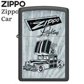 ZIPPO ジッポーカー デザイン 48572 ZIPPO CAR ブラックマット 渋い ジッポー オイル ライター メンズ ギフト