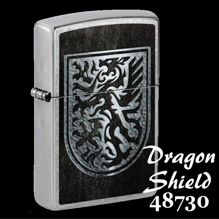 楽天市場】ZIPPO ドラゴンシールド デザイン 48730 Dragon Shield 