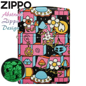 ZIPPO アブストラクトデザイン 48779 ジッポー ライター 正規品 Abstract Design かわいい絵柄 540カラー加工 GID オイルライター