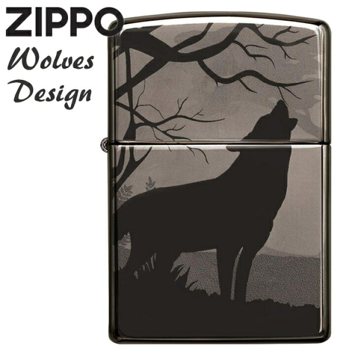 楽天市場】【完売】ZIPPO ライター 49188 WOLVES DESIGN ウルフ 360 