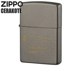 ZIPPO ジッポー セラコート ビュレット NATO グレー ミリタリー 渋い ZIPPOライター メンズ ギフト