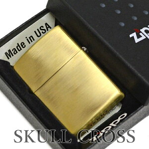 楽天市場 Zippo ジッポー Skull Cross C スカルクロス アンティークブラス ジッポーライター ガイコツ 十字架 喫煙具屋 Zippo Smokingtool Shop