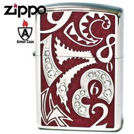 ZIPPO ジッポー CRZ-RD Armor アーマークレイジーダイアル レッド ゴージャス きれい 高級感 ジッポーライター メンズ ギフト