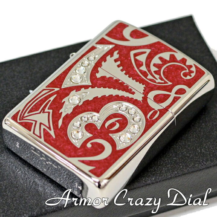 楽天市場】ZIPPO ジッポー CRZ-RD Armor アーマークレイジーダイアル 