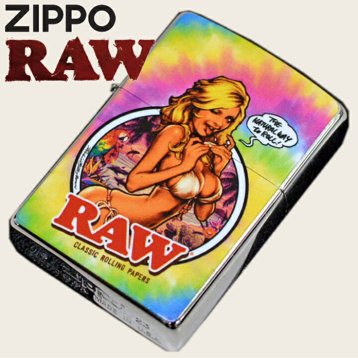 楽天市場】ZIPPO RAW ロウ ガール タイダイ ジッポ ライター 正規品 