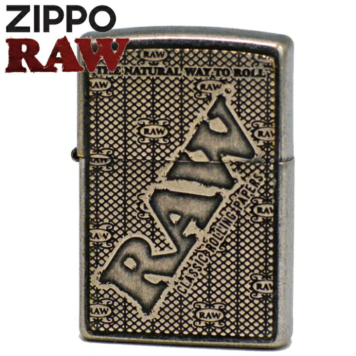楽天市場】ZIPPO RAW ロウ ウォーターマーク メタル ジッポ ライター 