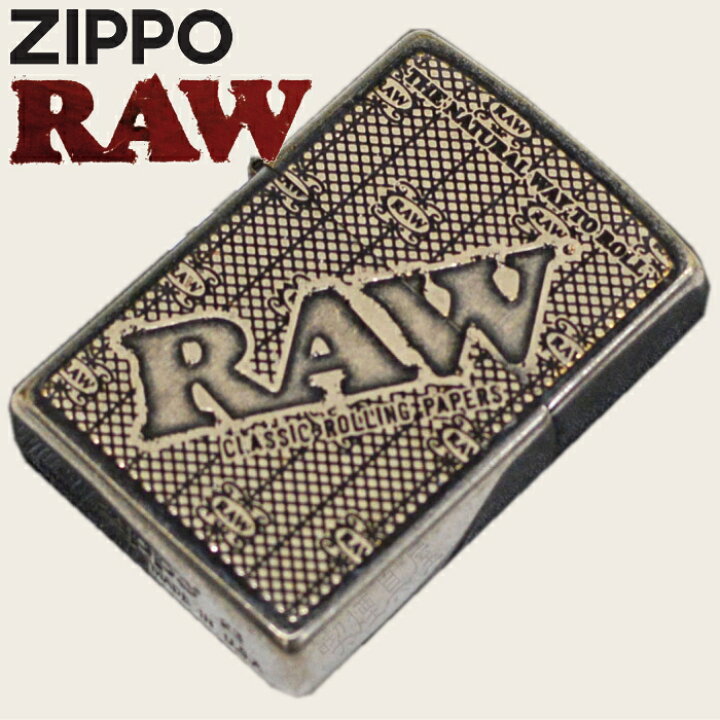 楽天市場】ZIPPO RAW ロウ ウォーターマーク メタル ジッポ ライター 