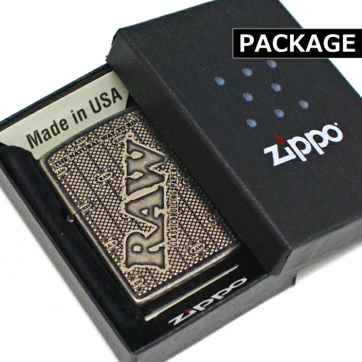 楽天市場】ZIPPO RAW ロウ ウォーターマーク メタル ジッポ ライター 