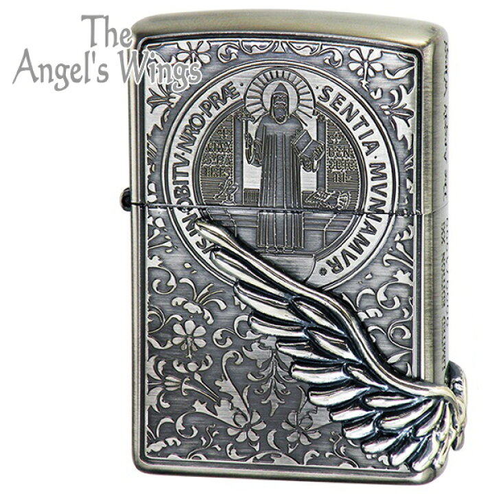 楽天市場】ZIPPO ジッポー PAW-2020NB エンジェルウィング ニッケル古 