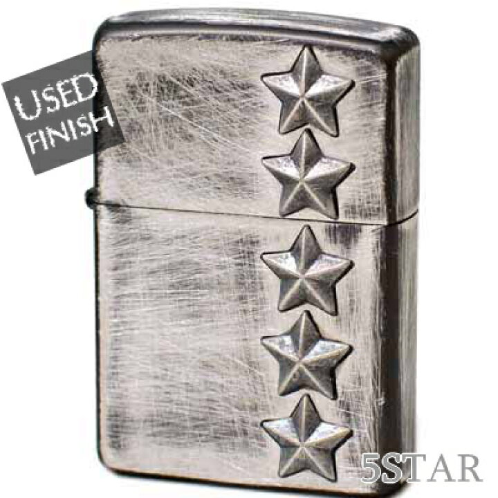 楽天市場】ZIPPO ジッポー 2UDM-5STAR ジェネラルスター シルバー 