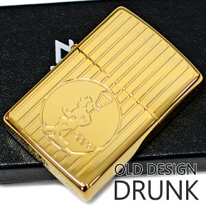 ZIPPO �I�[���h�f�U�C�� 2G-DRUNK �h�����N �S�[���h �W�b�|�[ ���C�^�[ ���K�i �����ς炢 ZIPPO���C�^�[ �I�C�����C�^�[