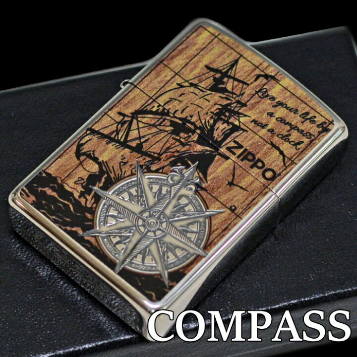 楽天市場】ZIPPO コンパス 全2色 ジッポー ライター 正規品 2BI 