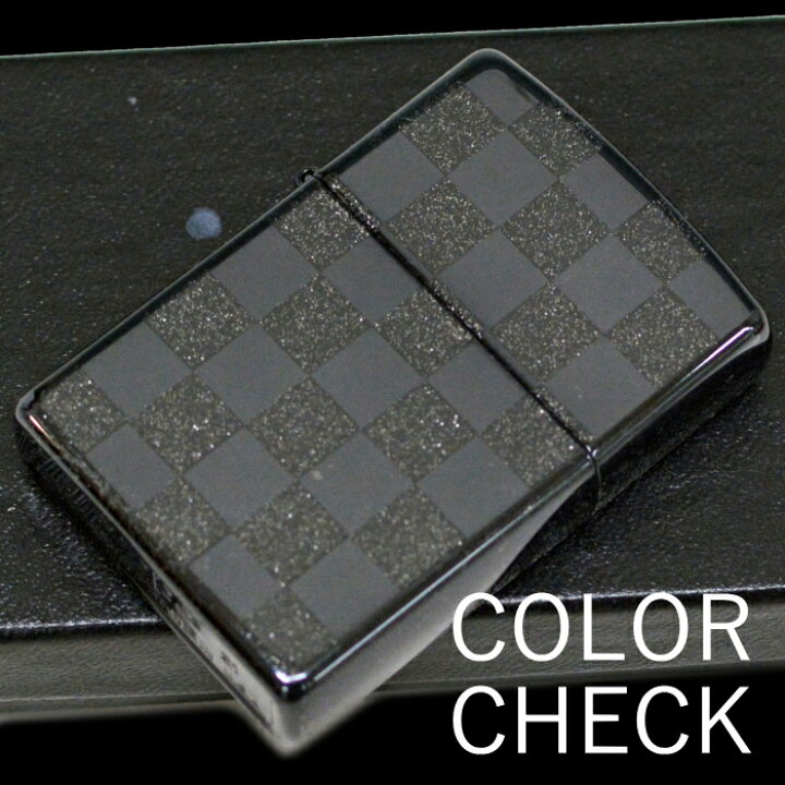 楽天市場】【完売】ZIPPO ジッポー 25CK-BK カラーチェック ブラック 
